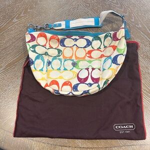 Authentic Retro Coach bag with dust bag.